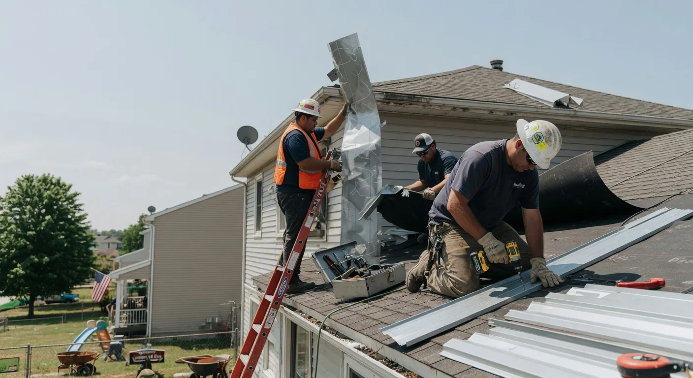 Storm Damage Metal Roof Repair in Coal City, WV